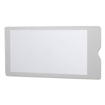 Oxford Utili-Jac Heavy-Duty Clear Plastic Envelope, 4 x 9, Clear, PK50 65049